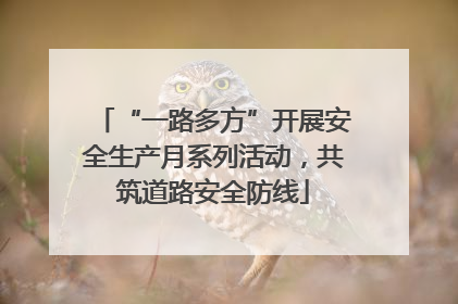 “一路多方”开展安全生产月系列活动，共筑道路安全防线