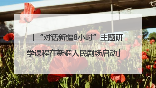 “对话新疆8小时”主题研学课程在新疆人民剧场启动
