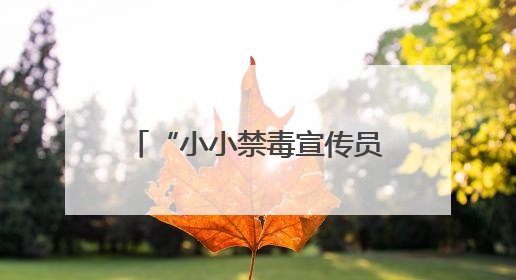 “小小禁毒宣传员”训练营效果好