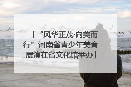 “风华正茂·向美而行”河南省青少年美育展演在省文化馆举办