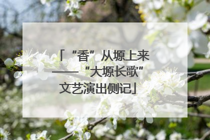 “香”从塬上来——“大塬长歌”文艺演出侧记