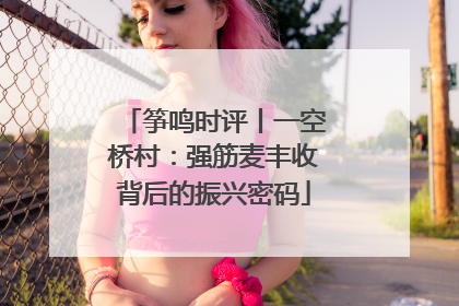 筝鸣时评丨一空桥村：强筋麦丰收背后的振兴密码
