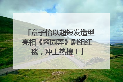 章子怡以超短发造型亮相《酱园弄》剧组红毯，冲上热搜！