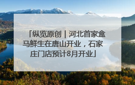 纵览原创｜河北首家盒马鲜生在唐山开业，石家庄门店预计8月开业