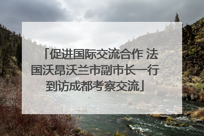 促进国际交流合作 法国沃昂沃兰市副市长一行到访成都考察交流