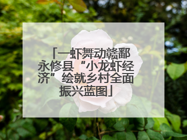 一虾舞动赣鄱 永修县“小龙虾经济”绘就乡村全面振兴蓝图