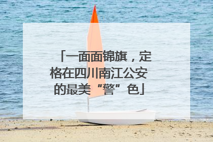 一面面锦旗，定格在四川南江公安的最美“警”色