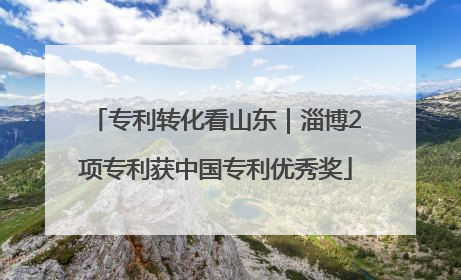 专利转化看山东｜淄博2项专利获中国专利优秀奖