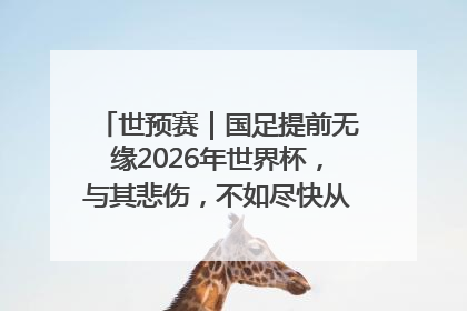 世预赛｜国足提前无缘2026年世界杯，与其悲伤，不如尽快从选帅开始重建