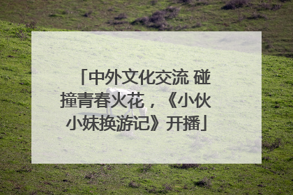 中外文化交流 碰撞青春火花，《小伙小妹换游记》开播