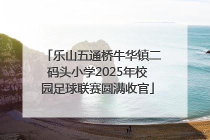 乐山五通桥牛华镇二码头小学2025年校园足球联赛圆满收官