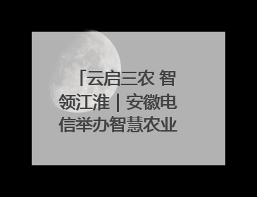 云启三农 智领江淮｜安徽电信举办智慧农业主题会议