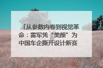 从参数内卷到视觉革命：雷军凭“美颜”为中国车企撕开设计新赛道｜封面车评