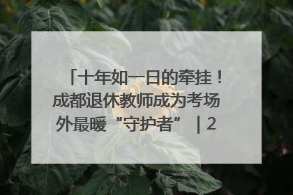 十年如一日的牵挂！成都退休教师成为考场外最暖“守护者”｜2025四川高考