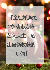 全红婵连更2条动态为陈艺文庆生，晒出最新收获的玩偶