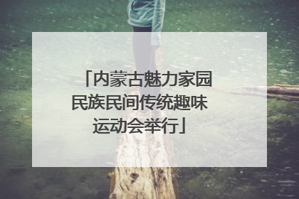 内蒙古魅力家园民族民间传统趣味运动会举行