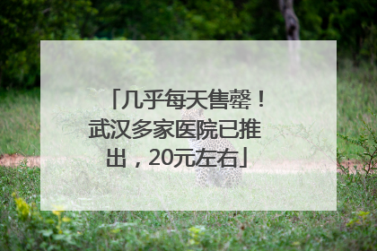 几乎每天售罄！武汉多家医院已推出，20元左右