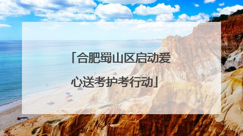合肥蜀山区启动爱心送考护考行动