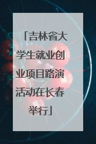 吉林省大学生就业创业项目路演活动在长春举行