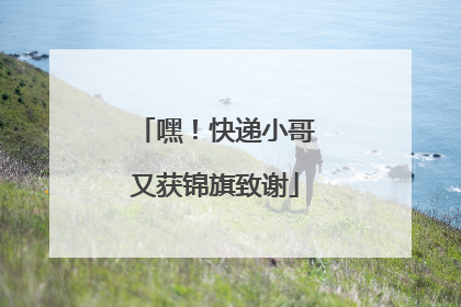 嘿！快递小哥又获锦旗致谢
