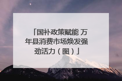 国补政策赋能 万年县消费市场焕发强劲活力（图）