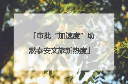 审批“加速度”助燃泰安文旅新热度