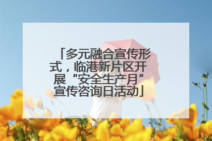 多元融合宣传形式，临港新片区开展“安全生产月”宣传咨询日活动