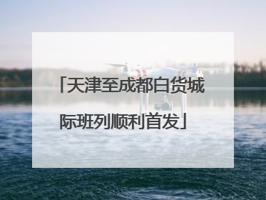 天津至成都白货城际班列顺利首发