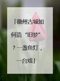 徽州古城如何造“旧梦”？一盏鱼灯，一台戏