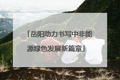 岳阳助力书写中非能源绿色发展新篇章
