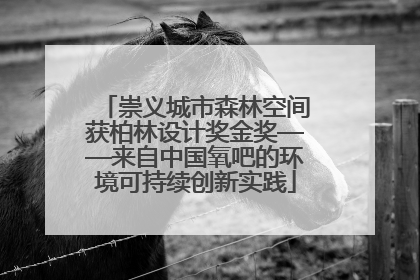 崇义城市森林空间获柏林设计奖金奖——来自中国氧吧的环境可持续创新实践