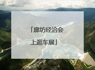 廊坊经洽会上逛车展