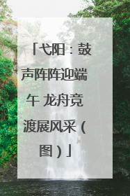 弋阳：鼓声阵阵迎端午 龙舟竞渡展风采（图）