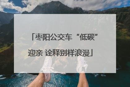 枣阳公交车“低碳”迎亲 诠释别样浪漫