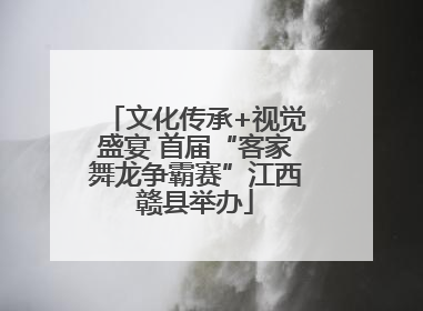 文化传承+视觉盛宴 首届“客家舞龙争霸赛”江西赣县举办