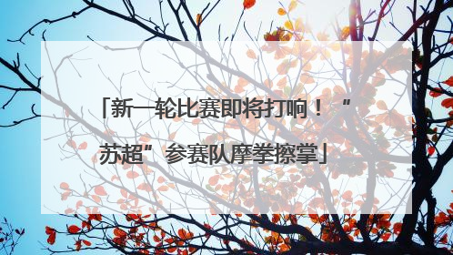 新一轮比赛即将打响！“苏超”参赛队摩拳擦掌
