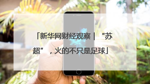 新华网财经观察｜“苏超”，火的不只是足球