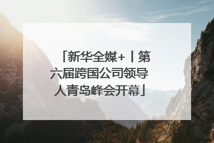 新华全媒+丨第六届跨国公司领导人青岛峰会开幕