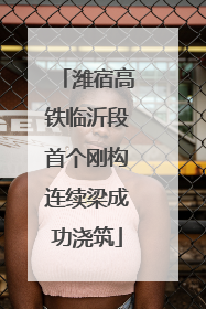 潍宿高铁临沂段首个刚构连续梁成功浇筑