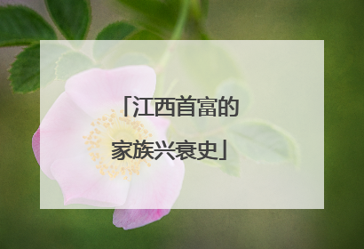 江西首富的家族兴衰史