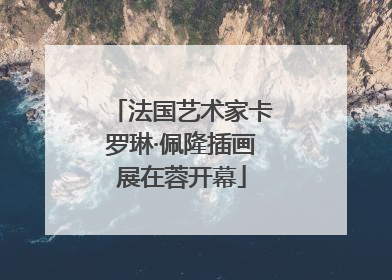 法国艺术家卡罗琳·佩隆插画展在蓉开幕