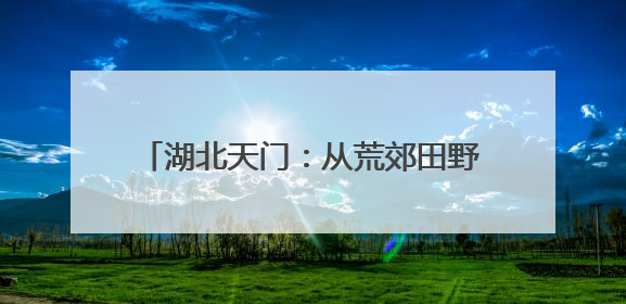 湖北天门：从荒郊田野到城市“天花板” 内陆最大侨乡换“新颜”
