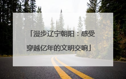 漫步辽宁朝阳：感受穿越亿年的文明交响
