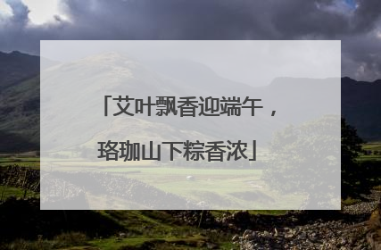 艾叶飘香迎端午，珞珈山下粽香浓