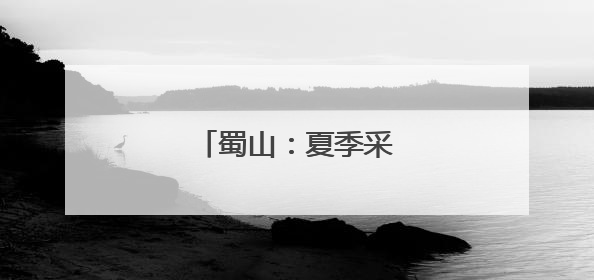 蜀山：夏季采摘“果”真好