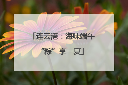 连云港：海味端午 “粽”享一夏