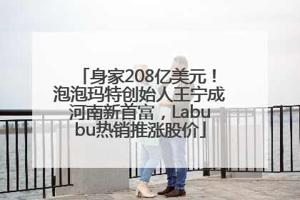 身家208亿美元！泡泡玛特创始人王宁成河南新首富，Labubu热销推涨股价