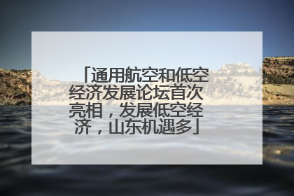 通用航空和低空经济发展论坛首次亮相，发展低空经济，山东机遇多