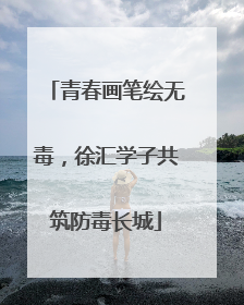 青春画笔绘无毒，徐汇学子共筑防毒长城