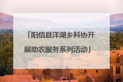 阳信县洋湖乡科协开展助农服务系列活动